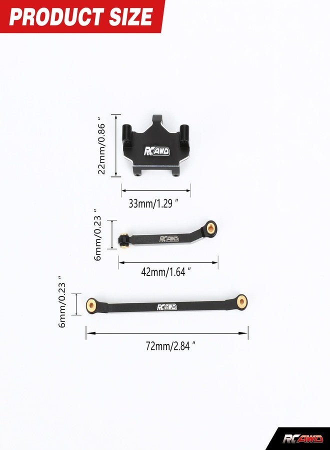 RCAWD CR18P Servo Mount & Steering Links for Hobby Plus 1/18 CR18P Rock Van & Trail Hunter Upgrade Parts - Image 3